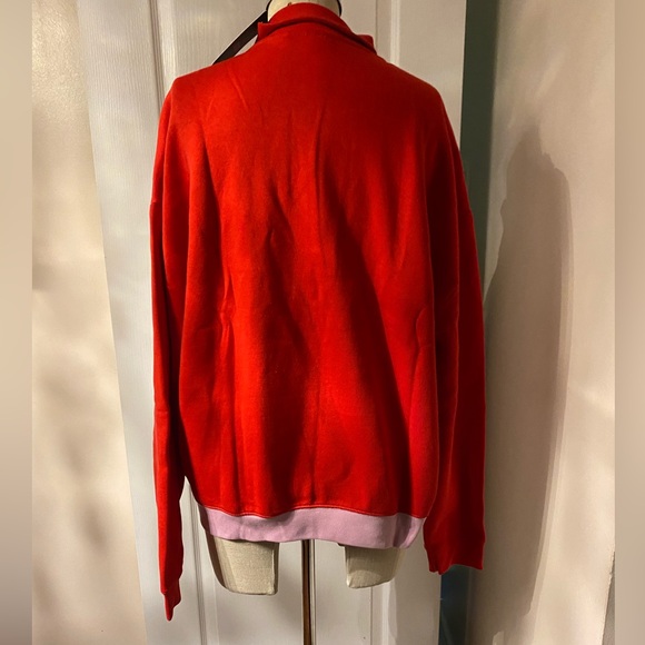 Large Brand new Levi’s Red and Pink Cotton Blend Garment - Picture 3 of 8